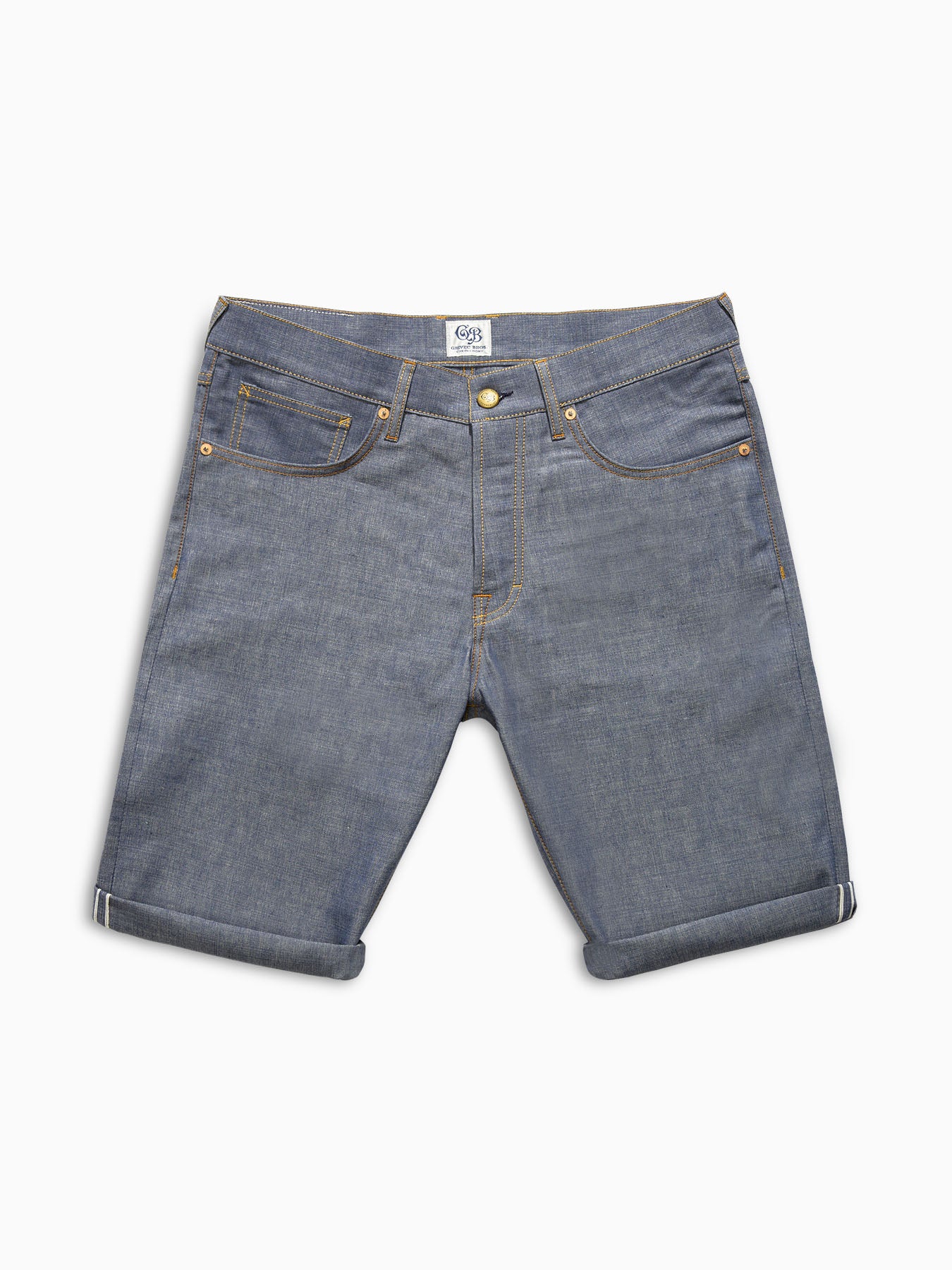 Limited Edition Indigo Dyed lightweight Chambray Short Blue Selvedge