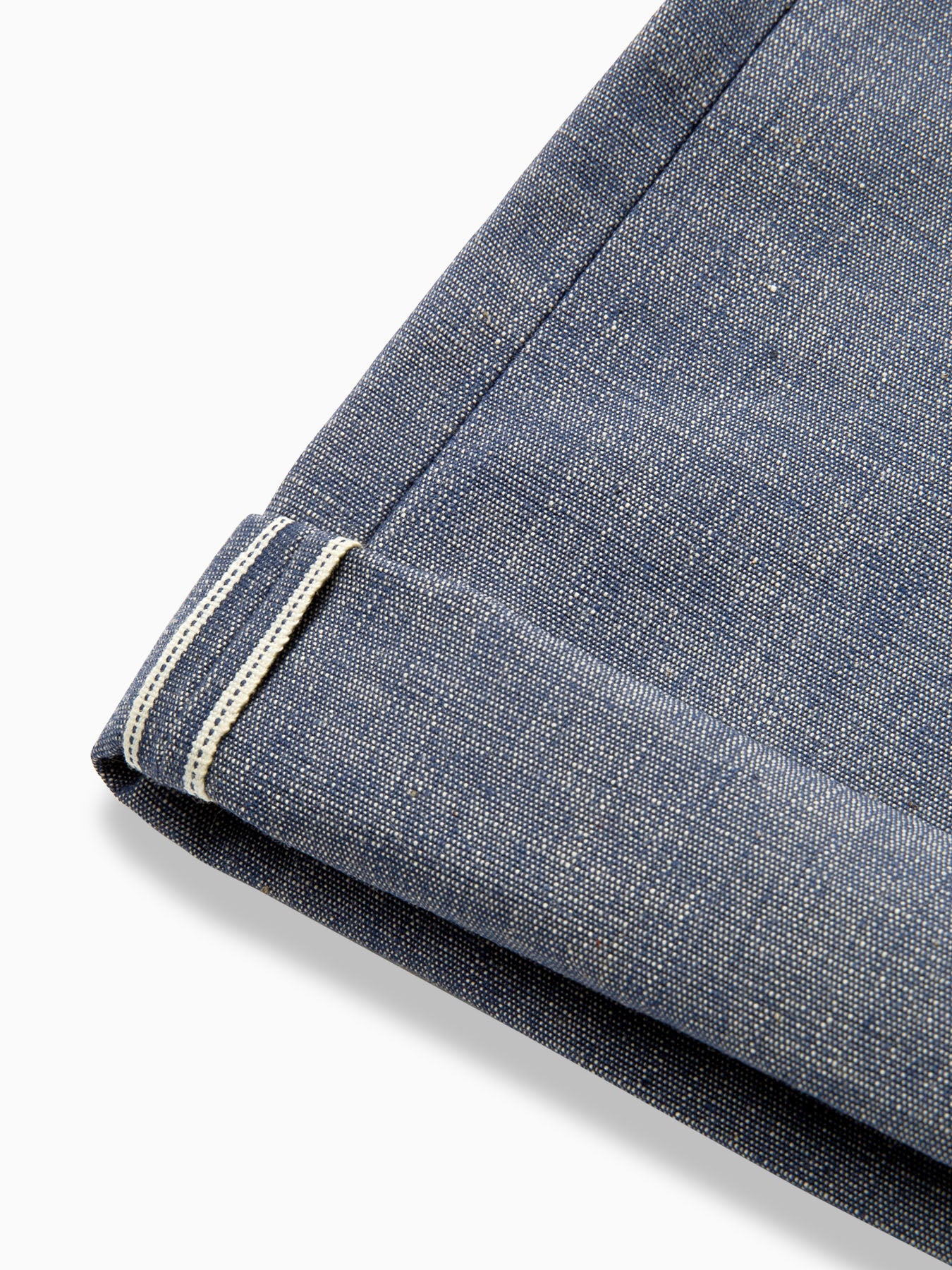 Limited Edition Indigo Dyed lightweight Chambray Short Blue Selvedge